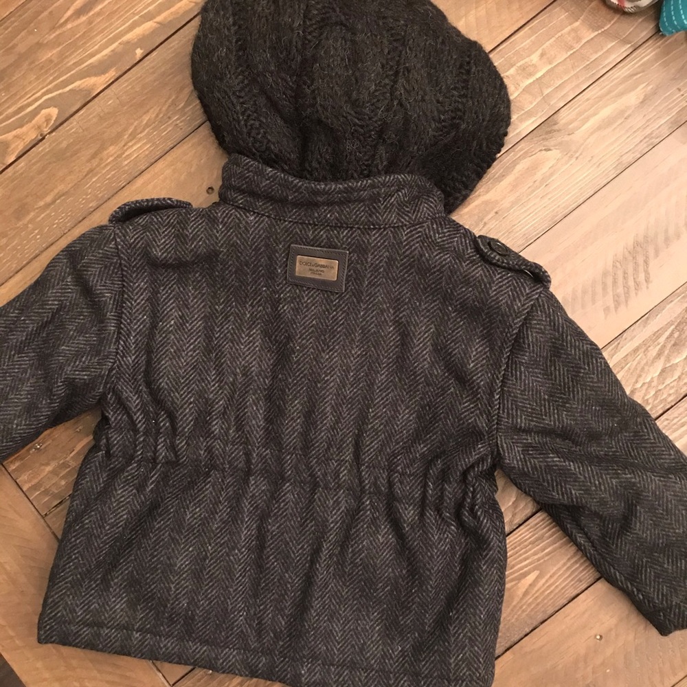 NWT Dolce & Gabbana Baby Coat Cashmere Blend - Picture 2 of 8